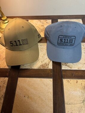 5.11 Tactical Tan and Gray Baseball Caps